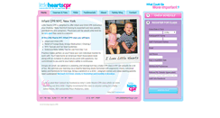Desktop Screenshot of littleheartscpr.com