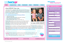 Tablet Screenshot of littleheartscpr.com